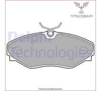 LP1767 Kit pastiglie pattini freno Delphi Anteriore per RENAULT AVANTIME ESPACE