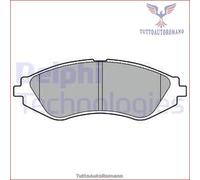 LP1779 Kit pastiglie pattini freno Delphi Anteriore per CHEVROLET LACETTI TACUM