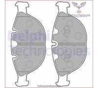 LP1798 Kit pastiglie pattini freno Delphi Anteriore per BMW X5 E53 4.8 4.6 4.4