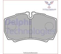 LP1826 Kit pastiglie pattini freno Delphi Posteriore per IVECO DAILY III VI IV