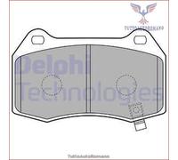 LP1838 Kit pastiglie pattini freno Delphi Anteriore per NISSAN 350Z