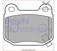 LP1839 Kit pastiglie pattini freno Delphi Posteriore per MITSUBISHI LANCER VII