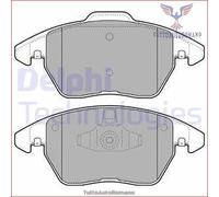 LP1898 Kit pastiglie pattini freno Delphi Anteriore per CITROEN C4 I PEUGEOT 20