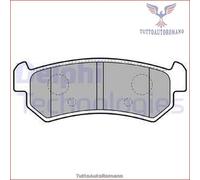 LP1910 Kit pastiglie pattini freno Delphi Posteriore per CHEVROLET LACETTI NUBI