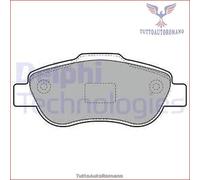 LP1929 Kit pastiglie pattini freno Delphi Anteriore per FIAT PANDA