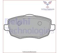 LP1934 Kit pastiglie pattini freno Delphi Anteriore per LANCIA YPSILON