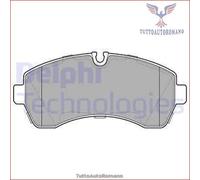 LP1981 Kit pastiglie pattini freno Delphi Anteriore per MERCEDES eSPRINTER Elec