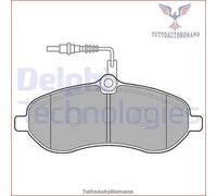LP1995 Kit pastiglie pattini freno Delphi Anteriore per CITROEN JUMPY II FIAT S