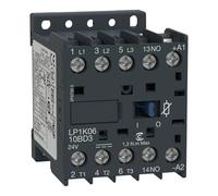 LP1K0610BD3 Contattore LP1-K0610BD3K - 3P - AC-3 = 440 V 6 A - 1 NO aux. - Bobina 24 V DC