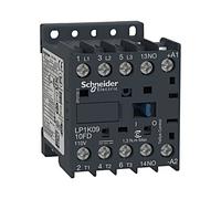 LP1K0910JD Contattore: 3 poli NO x3 tiratore ausiliario: NO 12VDC 9A TeSys...