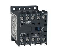LP1K1201BD3 Contattore: 3 poli NO x3 tiratore ausiliario: NC 24VDC 12A W: 45m...