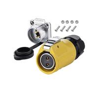 LP20 Cavo di prolunga industriale M20 a 2 pin maschio femmina AC 500 Volt 20A resistente spina di ricambio connettore di alimentazione KL4-3b (spina femmina set2)