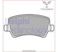 LP2008 Kit pastiglie pattini freno Delphi Anteriore per VOLVO XC60