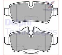 LP2022 Kit pastiglie pattini freno Delphi Posteriore per MINI