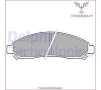 LP2037 Kit pastiglie pattini freno Delphi Anteriore per GREAT WALL STEED ISUZU