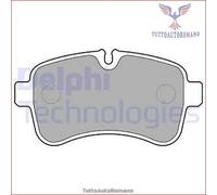 LP2040 Kit pastiglie pattini freno Delphi Posteriore per IVECO DAILY III VI IV