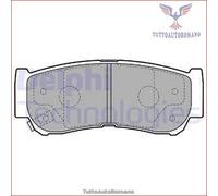 LP2049 Kit pastiglie pattini freno Delphi Posteriore per HYUNDAI SANTA FE H-1