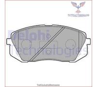 LP2050 Kit pastiglie pattini freno Delphi Anteriore per HYUNDAI TUCSON ix55 ix3