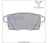 LP2052 Kit pastiglie pattini freno Delphi Posteriore per FORD USA EDGE MAZDA CX