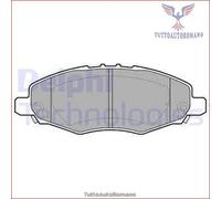 LP2059 Kit pastiglie pattini freno Delphi Anteriore per TOYOTA HILUX