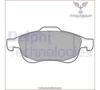 LP2101 Kit pastiglie pattini freno Delphi Anteriore per CITROEN BERLINGO C4 II