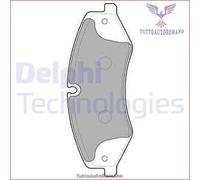 LP2176 Kit pastiglie pattini freno Delphi Anteriore per LAND ROVER RANGE EVOQUE