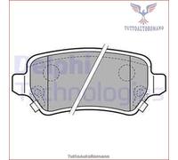 LP2188 Kit pastiglie pattini freno Delphi Posteriore per KIA VENGA OPEL ZAFIRA