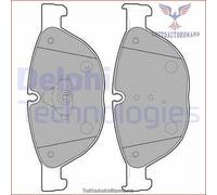 LP2189 Kit pastiglie pattini freno Delphi Anteriore per BMW 7 F01 F02 F03 F04 A