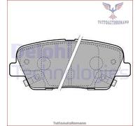 LP2202 Kit pastiglie pattini freno Delphi Posteriore per GENESIS G70 HYUNDAI SA