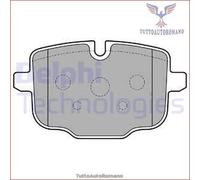 LP2246 Kit pastiglie pattini freno Delphi Posteriore per BMW 3 G20 G80 G28 M3 X