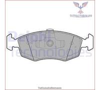 LP2274 Kit pastiglie pattini freno Delphi Anteriore per FIAT PANDA 500 LANCIA Y