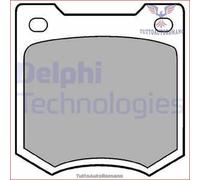 DELPHI LP23 Kit pastiglie freni