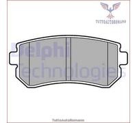LP2303 Kit pastiglie pattini freno Delphi Posteriore per HYUNDAI SONATA KONA ix