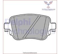 LP2709 Kit pastiglie pattini freno Delphi Posteriore per AUDI Q3 A1 SEAT ALHAMB