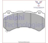 LP3154 Kit pastiglie pattini freno Delphi Anteriore per CHEVROLET CORVETTE CAMA