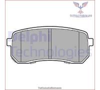 LP3178 Kit pastiglie pattini freno Delphi Posteriore per KIA SORENTO