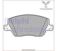 LP3289 Kit pastiglie pattini freno Delphi Anteriore per FIAT TIPO