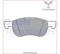 LP3365 Kit pastiglie pattini freno Delphi Anteriore per FORD FIESTA