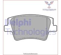 LP3553 Kit pastiglie pattini freno Delphi Posteriore per HYUNDAI SANTA FE