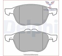 LP3650 Kit pastiglie pattini freno Delphi Anteriore per FORD TRANSIT TOURNEO KU