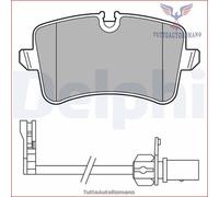 LP3681 Kit pastiglie pattini freno Delphi Posteriore per PORSCHE MACAN
