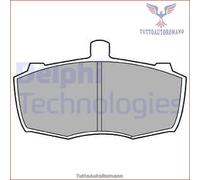 DELPHI LP413 Kit pastiglie freni
