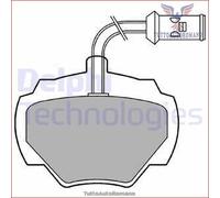LP475 Kit pastiglie pattini freno Delphi Posteriore per LAND ROVER RANGE II DIS
