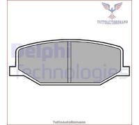 LP527 Kit pastiglie pattini freno Delphi Anteriore per SANTANA SAMURAI SUZUKI S