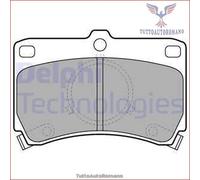 DELPHI LP531 Kit pastiglie freni