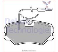LP564 Kit pastiglie pattini freno Delphi Anteriore per CITROEN ZX PEUGEOT 405