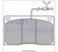 LP568 Kit pastiglie pattini freno Delphi Anteriore per RENAULT MASTER