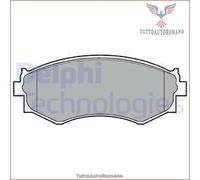 LP645 Kit pastiglie pattini freno Delphi Anteriore per NISSAN PRIMERA PRAIRIE 2