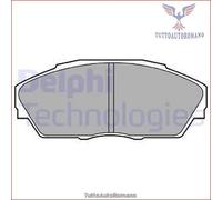 LP665 Kit pastiglie pattini freno Delphi Anteriore per ACURA INTEGRA LEGEND HON