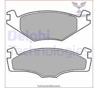 LP756 Kit pastiglie pattini freno Delphi Anteriore per SEAT TOLEDO I IBIZA II C